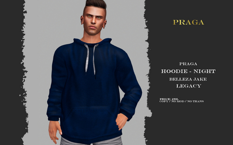 Second Life Marketplace - Praga Hoodie - Night